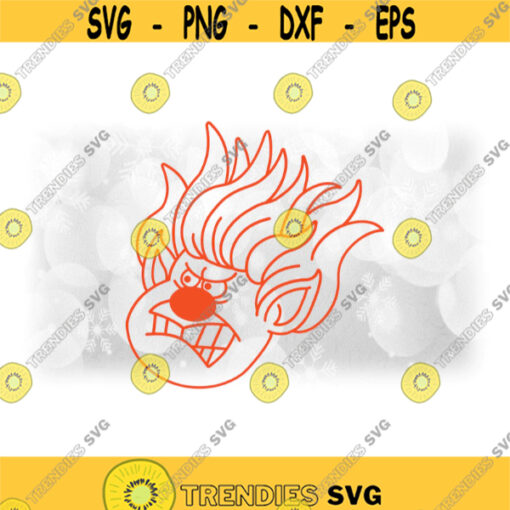Holiday Clipart Heat Miser from Miser Brothers Mother Natures Sons from Show The Year without Santa Claus Digital Download SVG PNG Design 559