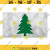 Holiday Clipart Solid Green Simple Evergreen Pine Tree for Winter Christmas Tree Yule Decoration Tannenbaum Digital Download SVGPNG Design 1444