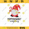 Holiday Gnome with Peppermint Stick SVG Peppermint Everything Cute Winter Christmas Gnome Peppermint Candy Cane Lover Clipart Svg Cut Files copy