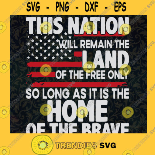 Home Of Brave Svg United States Svg Heaven Land Svg Freedom And Liberty Svg
