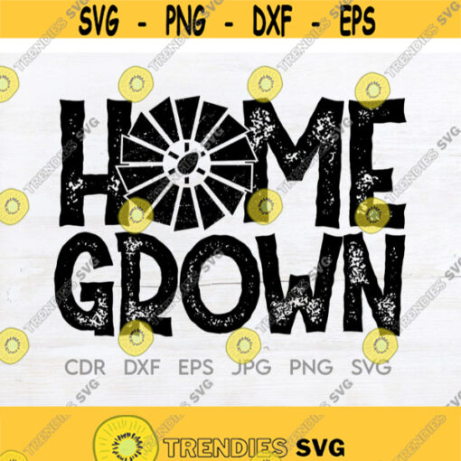 Home grown svg farmhouse sign svg Texas clipart country sign kitchen print southern design love home print Design 177