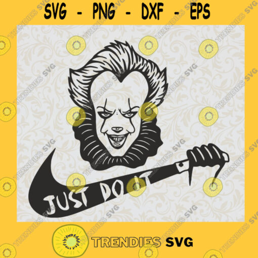 Horror Clown Svg Halloween Day Svg Scary Movie Svg Pennywise Svg