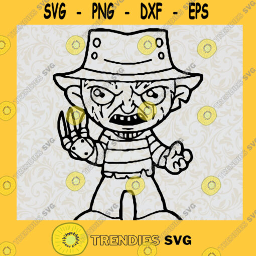 Horror SVG Freddy Krueger SVG Freddy Cricut files SVG Freddy Horror SVG Feddy Halloween SVg