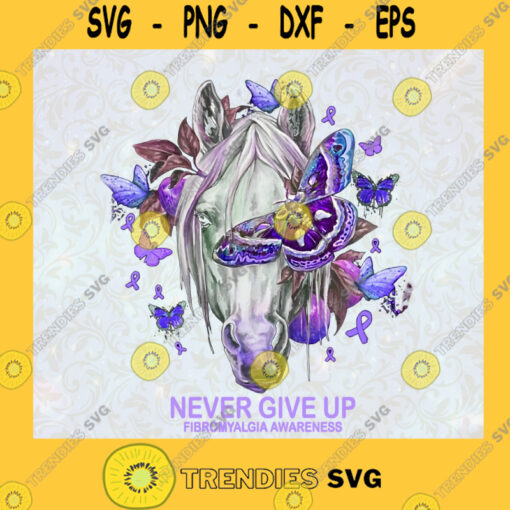 Horse Never Give Up PNG Horse Cancer Awareness PNG Cancer 2021 Digital Download