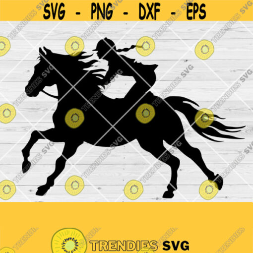 Horse Racing Race Track Stallion Equestrian Racehorse Jockey Horseback Silhouette Sport Clipart Vector Cut File. AI Eps DXF Png Jpg