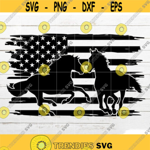 Horse SVG Flag SVG Patriotic svg Distressed Flag svg for Cricut png Sublimation Running Horse USA flag svg for shirt 4th of july svg Design 446.jpg