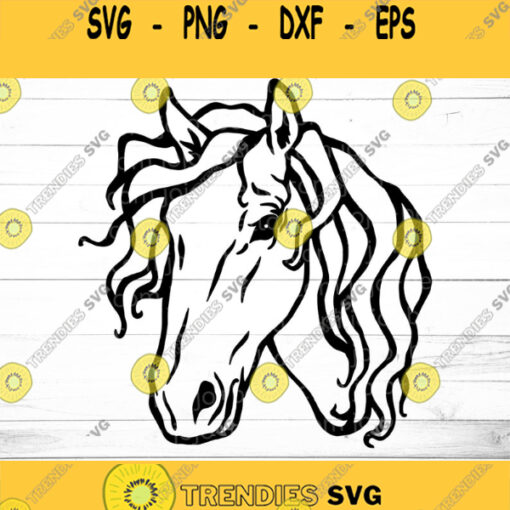 Horse SVG Horse Head Svg Horse Clipart Horse Svg File Horse Cut File Cricut silhouette svg cut file png jpeg printable iron on