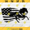 Horse SVG Mountain svg Flag SVG Running horse USA flag for shirt Distressed American flag svg files for Cricut Silhouette Sublimation Design 445.jpg