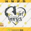 Horse Svg Just A Girl Who Loves Horses Svg Young Woman and Horse Silhouette Png Girl Loves Horses Svg Cricut Instant Cricut Svg Ride A Horse Design 63
