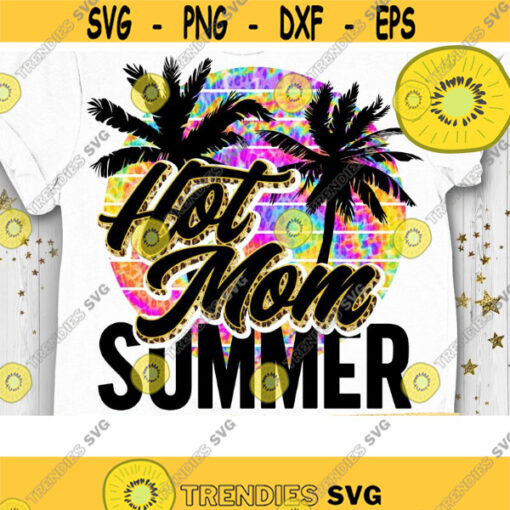Hot Mom Summer PNG Sublimation Print and Direct Print File Summer Sublimation PNG Summer Mom Hippie Retro Print PNG image file Design 698 .jpg