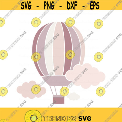 Hot air balloon svg baby svg nursery svg png dxf Cutting files Cricut Cute svg designs print for t shirt clipart Design 346