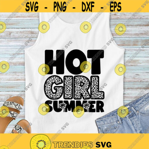 Hot girl summer SVG Summertime Beach shirt SVG Summer cut files