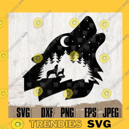 Howling Wolf svg Wolf Clipart Wolf Cutfile Camp Life svg Camping svg Adventure svg Outdoor Shirt svg Howling Wolf png Wolf Stencil copy