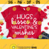 Hugs and Kisses Svg Xoxo Svg Valentines Day Svg Girl Valentine Svg Valentine Card Svg Dxf Png Silhouette Cricut Digital Design 772