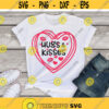 Hugs and Kisses svg Valentines Day svg Valentines Day shirt Love svg Lips svg dxf eps png Valentines Clipart Girls Shirt Cut File Design 789.jpg