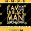 I Am Black Man SVG Black History Month Svg Black History Svg Black Man Svg Black Woman Svg Afro Svg African American Svg Design 178