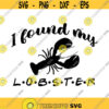 I Found My Lobster Bach Set Decal Files cut files for cricut svg png dxf Design 523