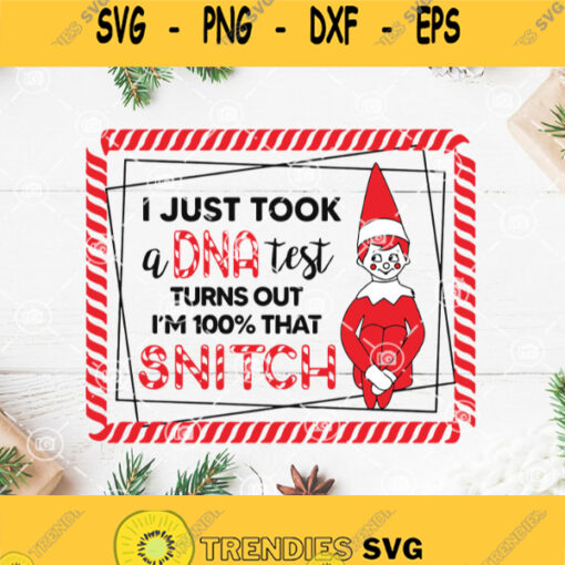 I Just Took A Dna Test Turns Im 100 That Snitch Svg Funny Christmas Svg Snitch Svg Clown Christmas Svg