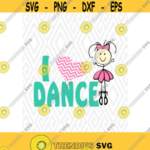 I Love Dance Cuttable Design in SVG DXF PNG Ai Pdf Eps Design 67