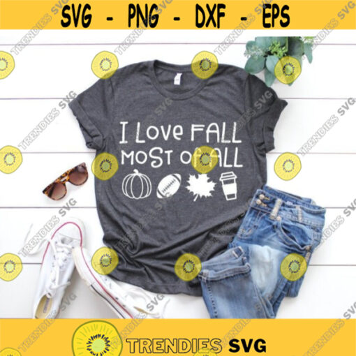 I Love Fall Most of All Svg Fall Sign Svg Autumn Svg Football Shirt Svg Its Fall Yall Svg Subway Art Svg Cut Files for Cricut Png