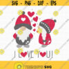 I Love You Gnomes svg Happy Valentines svg Love Gnomes svg Gnome svg Heart svg Valentines Shirt svg Instant Download Love svg couple Design 343