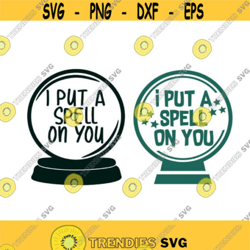 I Put A spell on you Cuttable Design SVG PNG DXF eps Designs Cameo File Silhouette Design 1053