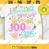 I Sparkled My Way Through 100 Days Svg 100 Magical Days of School Svg 100 days sparkles girl svg dxf eps png Design 680 .jpg