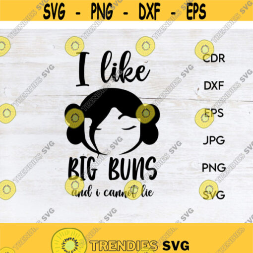I like big buns and I cannot lie funny big buns print princess Leia shirt design Design 171