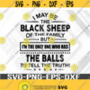 I may be the black sheep Svg png eps dxf digital download file Design 400