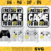 I paused my game to be here SVG gamer svg video game svg game controller svg gamer shirt svg Funny Gaming Quotes Game Player svg Design 669 copy