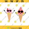 Ice Cream Summer Cuttable Design Pack SVG PNG DXF eps Designs Cameo File Silhouette Design 850