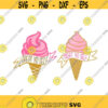 Ice Cream Treat Yourself yo self Cuttable Design Thanksgiving SVG PNG DXF eps Designs Cameo File Silhouette Design 674