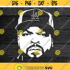 Ice Cube SVG Cutting Files 2 West Coast Digital Clip Art Ice Cube Portrait SVG Files for CricutHip Hop Rap Cricut. Design 4