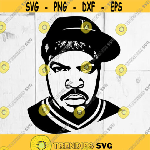 Ice Cube SVG Cutting Files 7 Ice Cube Portrait SVG Files for CricutHip Hop svg Rap Cricut. Design 85