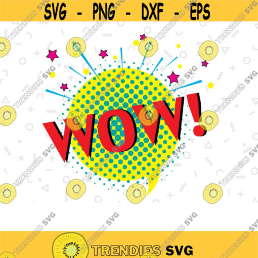 Icon Wow Comic Svg. Comic Design. Comic Clipart. Comic Silhouette. Comic Cutting. Comic Vector. Comic Cricut. Comic Logo. Speesh Bubbles Svg