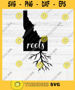 Idaho Roots SVG File Home Native Map Vector SVG Design for Cutting Machine Cut Files for Cricut Silhouette Png Pdf Eps Dxf SVG