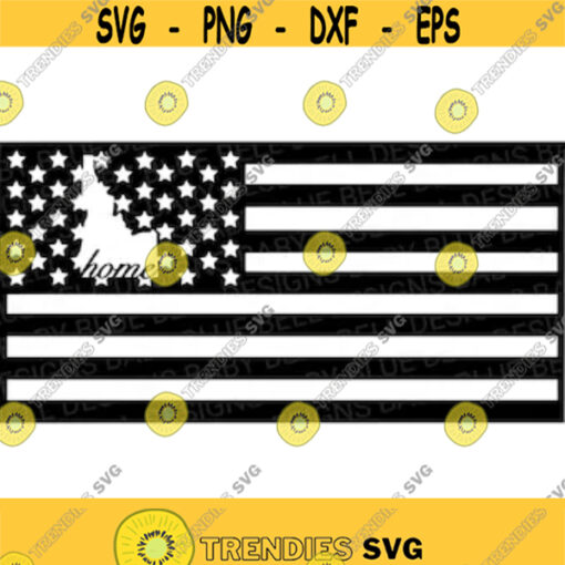 Idaho SVG American Flag Cut File Idaho Home PNG Digital Download for Cricut Great for Stickers T Shirts