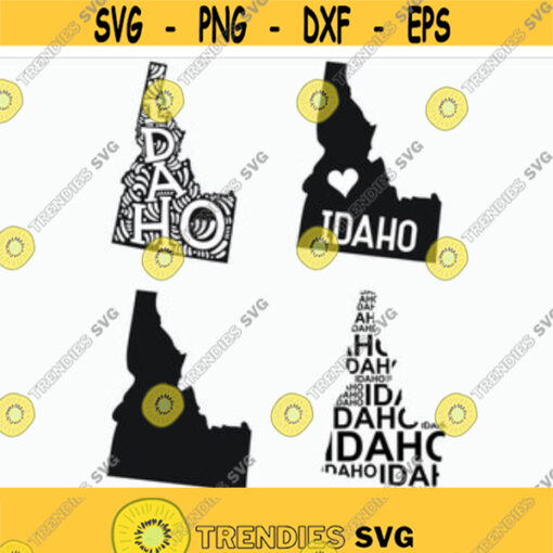 Idaho State SVG Cut File Cricut Clip art Commercial use Silhouette Idaho SVG Idaho Home Svg Idaho Outline ID Svg Design 111