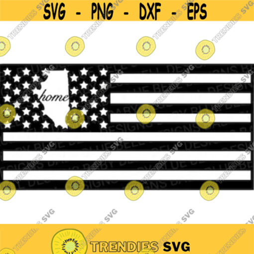 Illinois SVG American Flag Cut File Illinois Home PNG Digital Download for Cricut Great for Stickers T Shirts