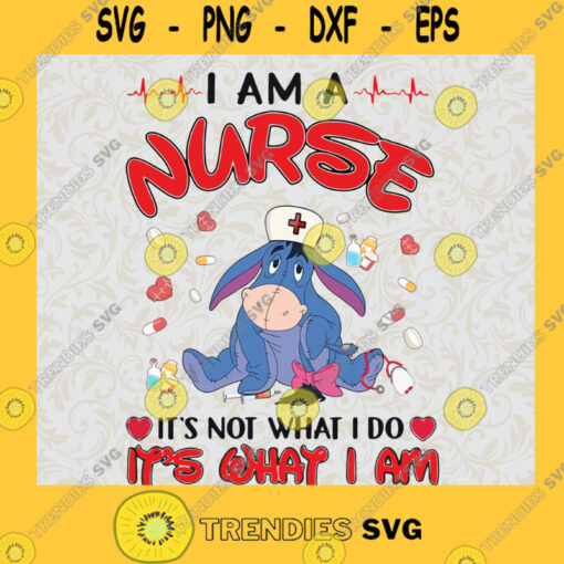 Im A Nurse Svg Disney Cartoon Svg Pooh And Friends Svg Nurse Job Svg