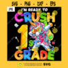 Im Ready To Crush 1st Grade PNG Dabbing Unicorn Kids Back To School Funny PNG JPG