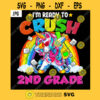 Im Ready To Crush 2nd Grade PNG Back To School Rainbow Unicorn Kids Dabbing PNG JPG