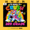 Im Ready To Crush 3rd Grade PNG Back To School Rainbow Unicorn Kids Dabbing PNG JPG