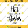 Im Still Hot It just comes in Flashes now Decal Files cut files for cricut svg png dxf Design 441