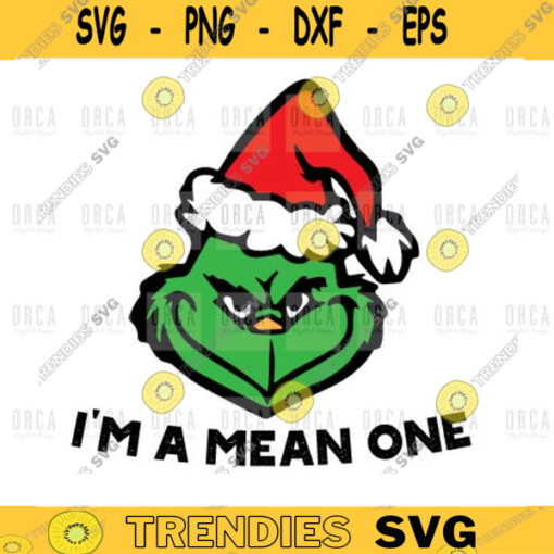 Im a mean one svg Grinch bundle svgGrinch Face svg Christmas svg png digital file 44