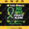 In This Family No One Fights Alone Liver Cancer Awareness Svg Png