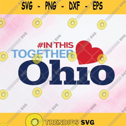 In This Together Ohio Baseball Svg
