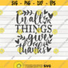 In all things give thanks SVG Thanksgiving quote Cut File clipart printable vector commercial use instant download Design 332