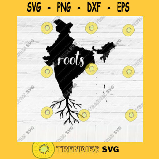 India Roots SVG File Home Native Map Vector SVG Design for Cutting Machine Cut Files for Cricut Silhouette Png Pdf Eps Dxf SVG