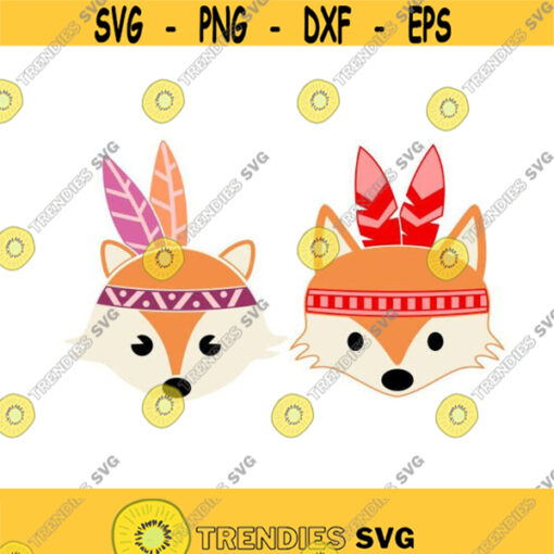 Indian Fox Animal Cuttable Design SVG PNG DXF eps Designs Cameo File Silhouette Design 1599